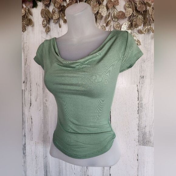 NWOT Silence + Noise Lara Cowl Neck Top - Picture 14 of 16